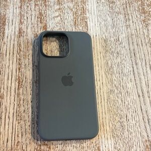 Apple Dark Gray Silicone iPhone Case